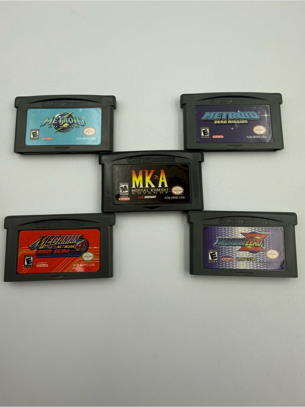 Metroid Fusion Zero Mission Mega Man Zero Battle Network 4 GBA Lot